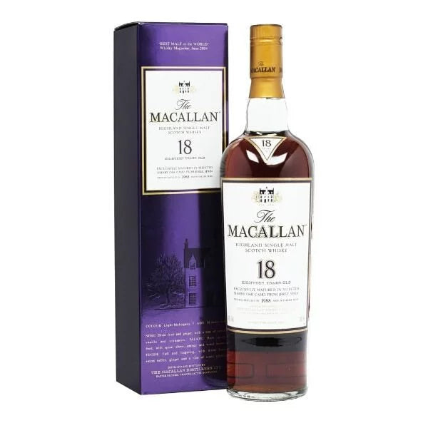 The Macallan 18 Years Old Sherry Oak 1988 Vintage 70cl | 43%