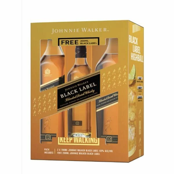 Johnnie Walker Black Label Blended Scotch Whisky Package 160cl | 40%